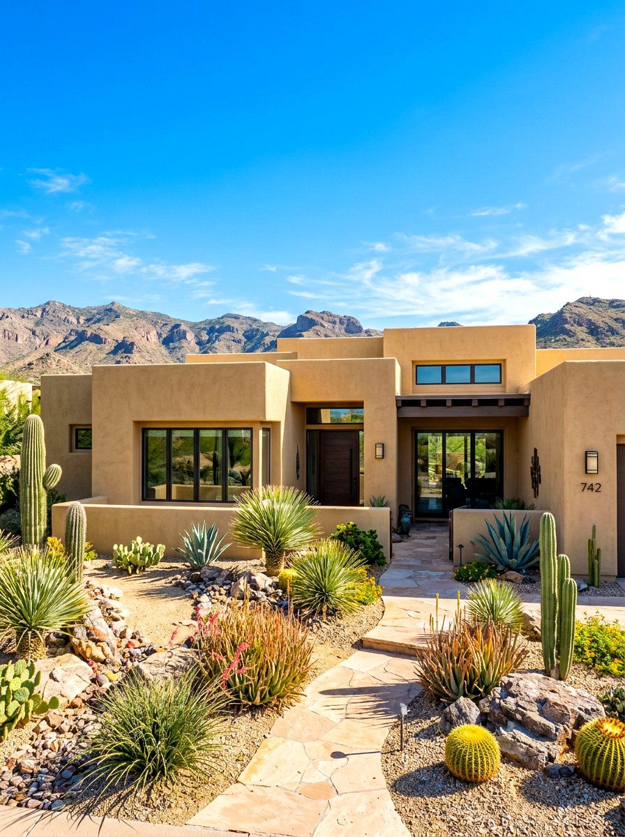 Desert Modern Stucco Architecture - 30 stucco house exterior ideas