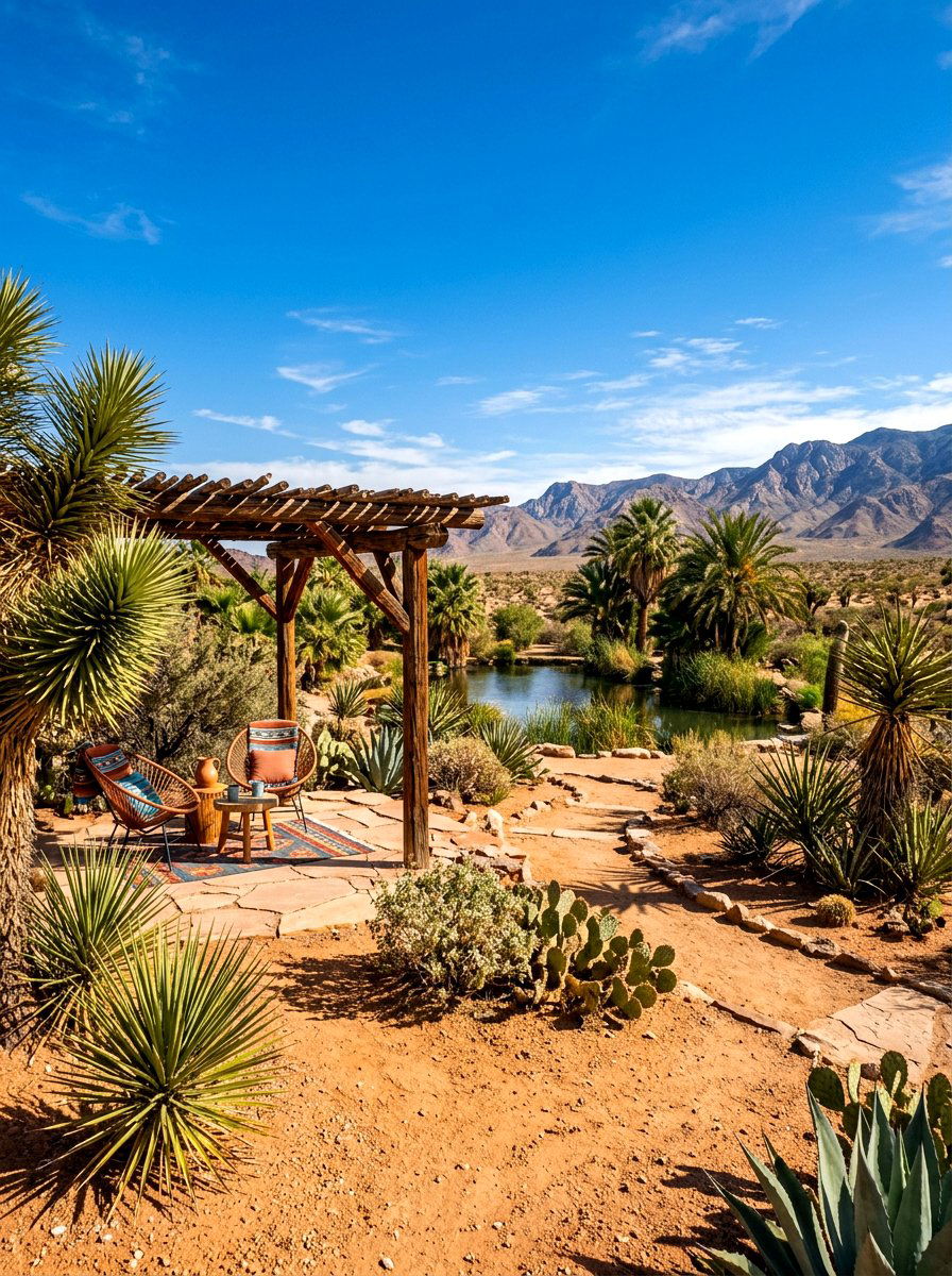 Desert Oasis - 30 drought smart backyard ideas