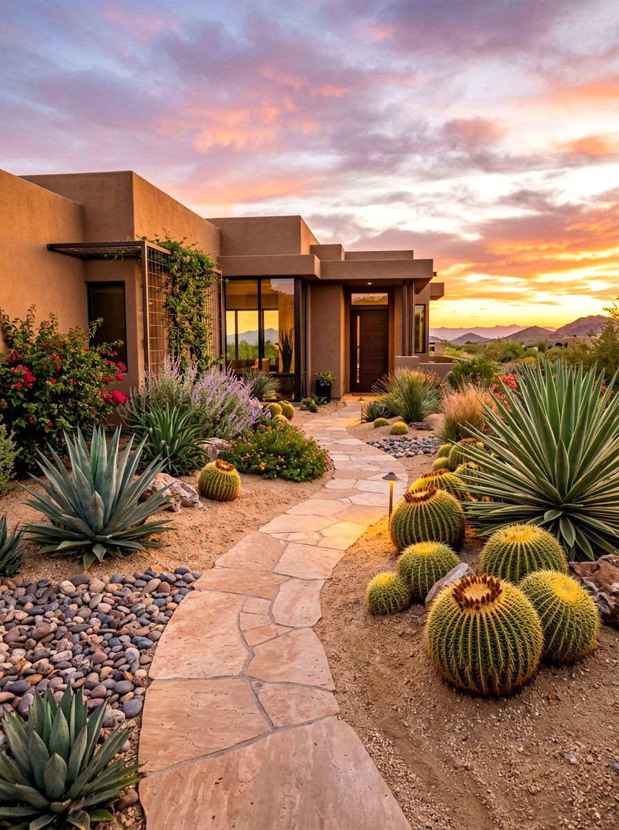 Desert Oasis Landscaping - 30 low water front yard ideas