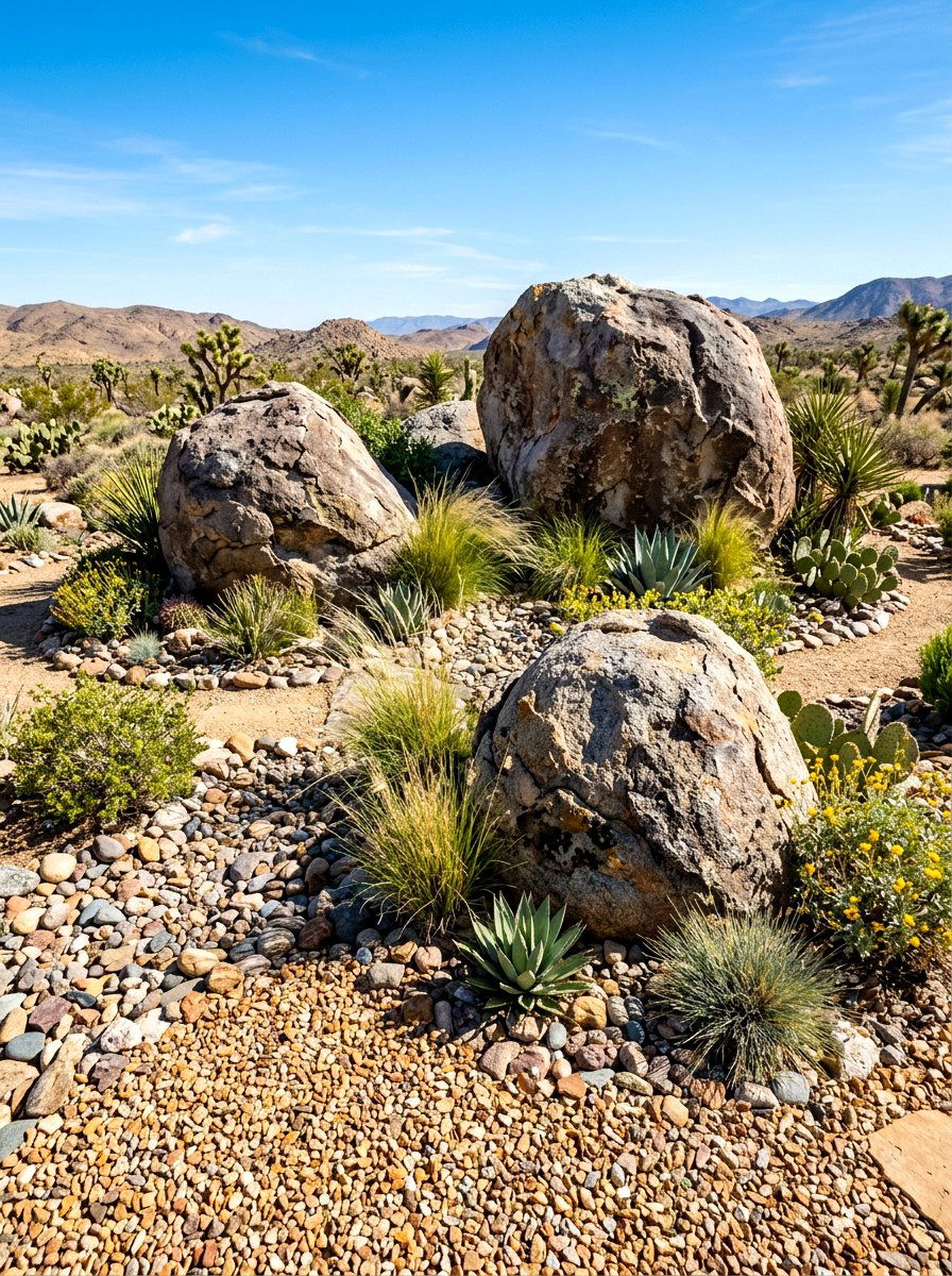 Desert Rock Garden - 30 desert landscaping ideas