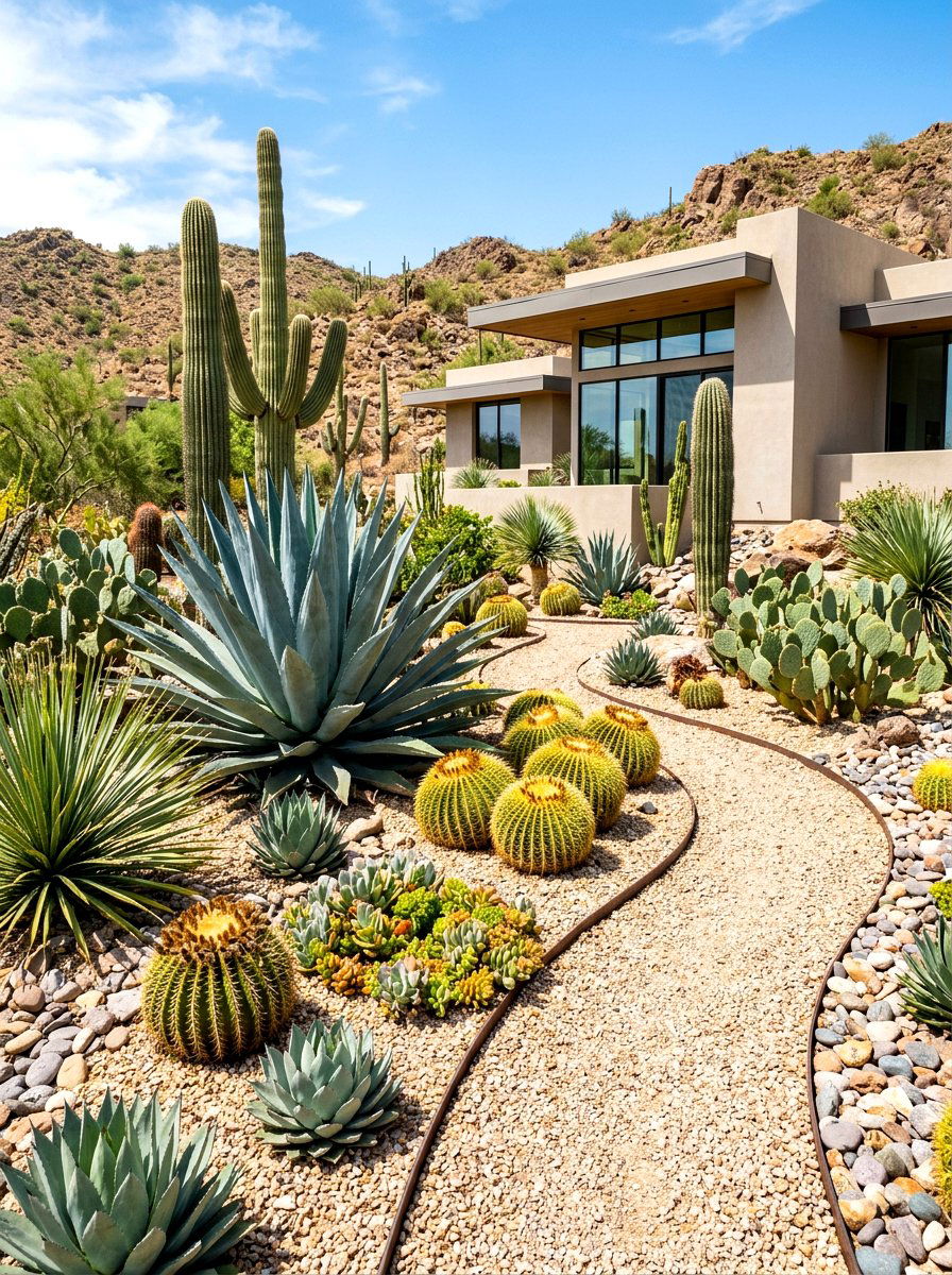 Desert Succulent Garden - 30 viral backyard ideas
