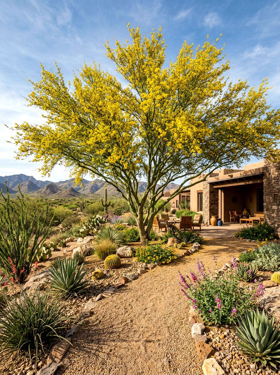 Desert Tree Selection - 30 desert landscaping ideas