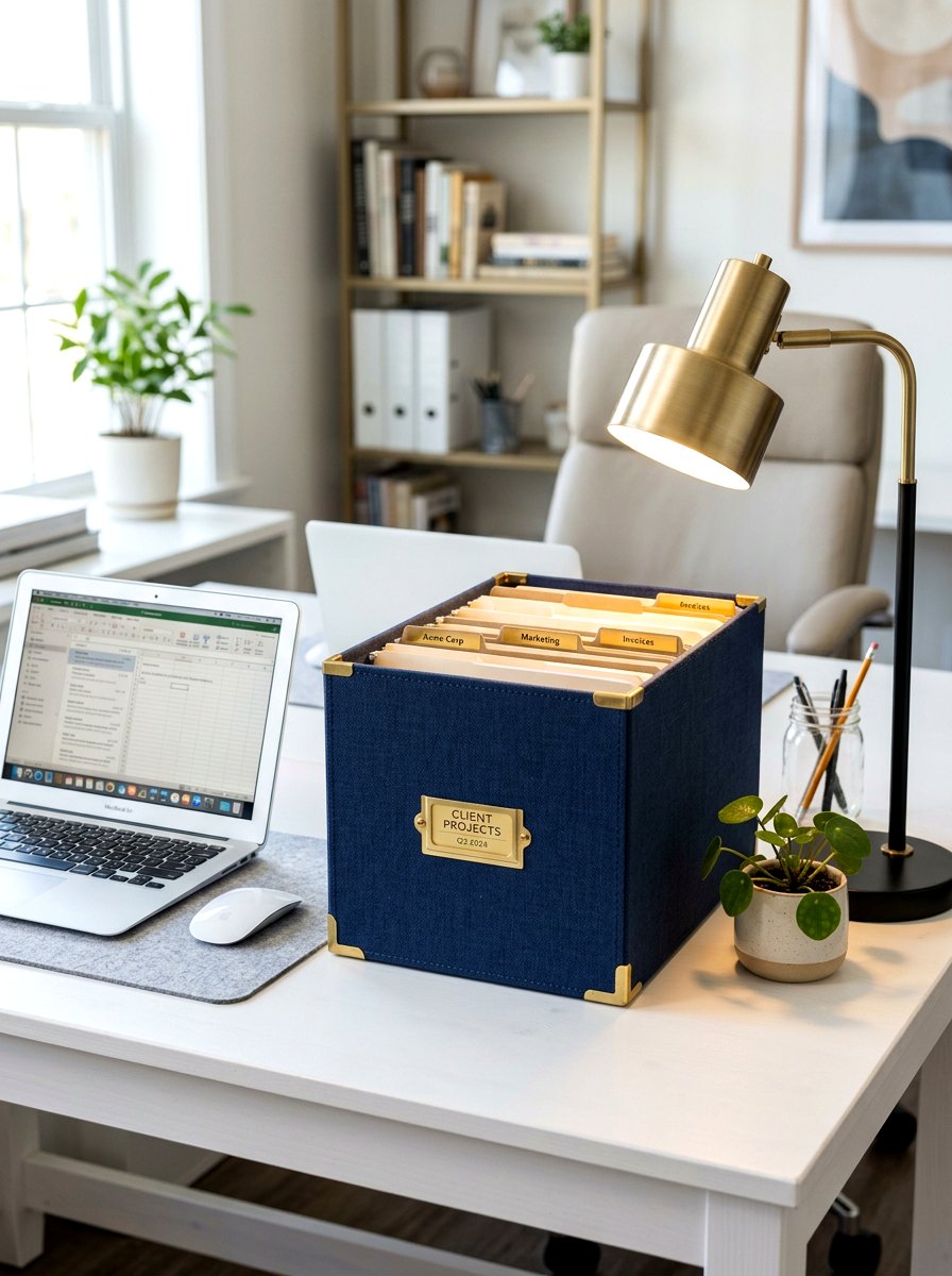 Desktop File Folder - 30 mail drop zone ideas