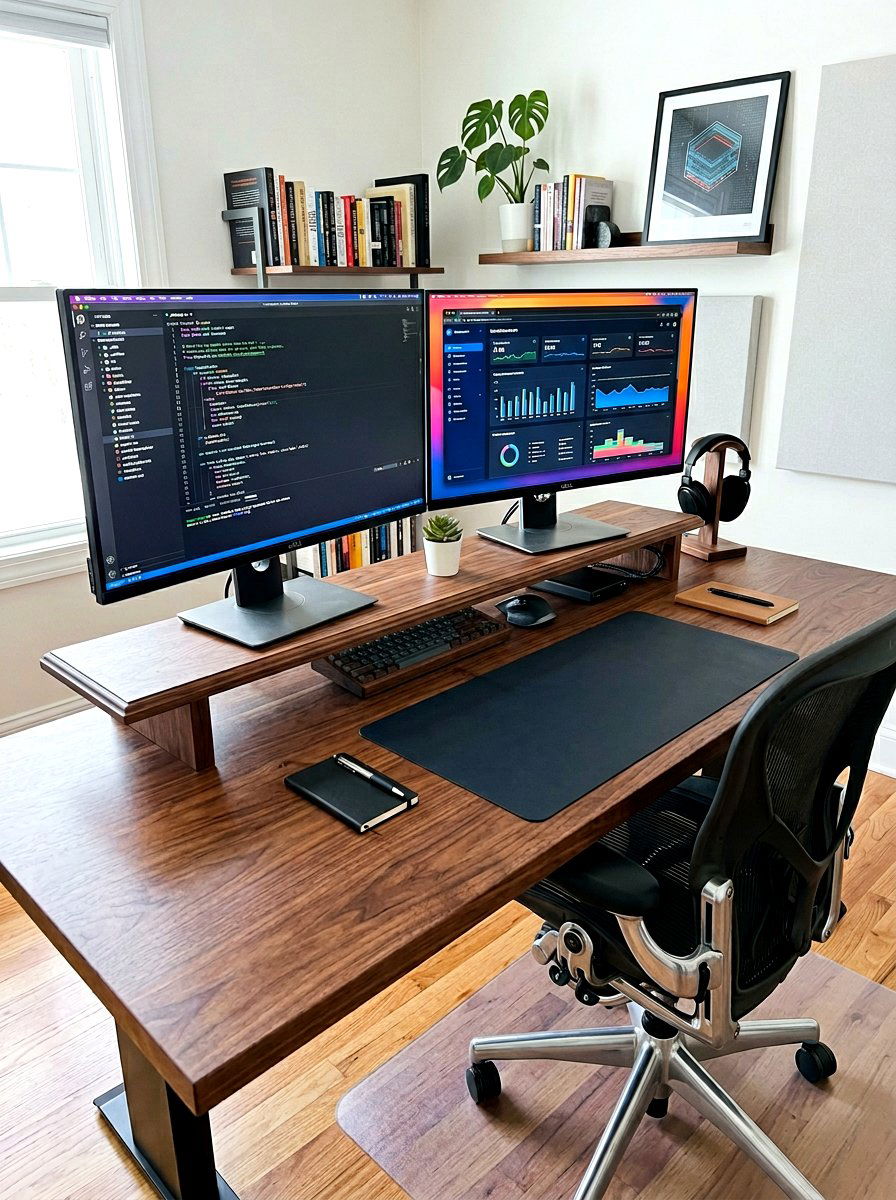 Desktop Monitor Riser - 30 office organization ideas