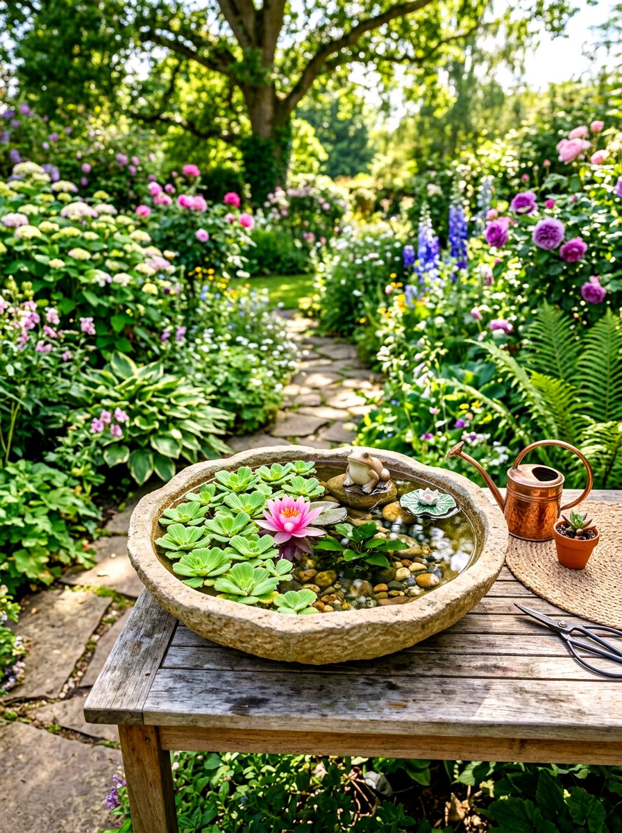 Desktop Water Pond - 30 frog pond ideas