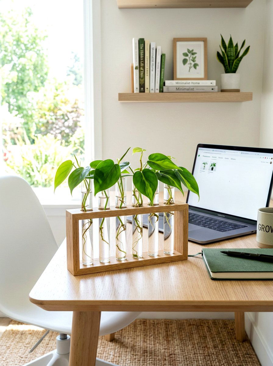 Desktop test tube rack - 30 plant propagation station ideas