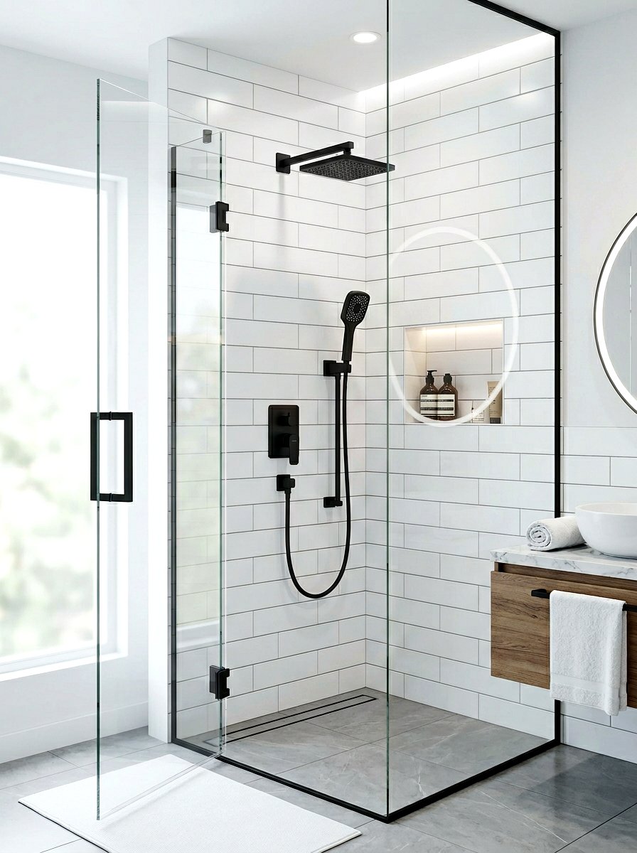 Detachable shower head - 30 renter friendly decor ideas