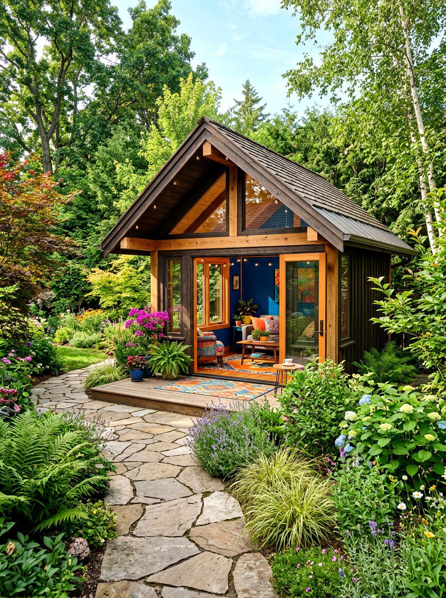 Detached Backyard Cabana - 30 cabana lounge ideas