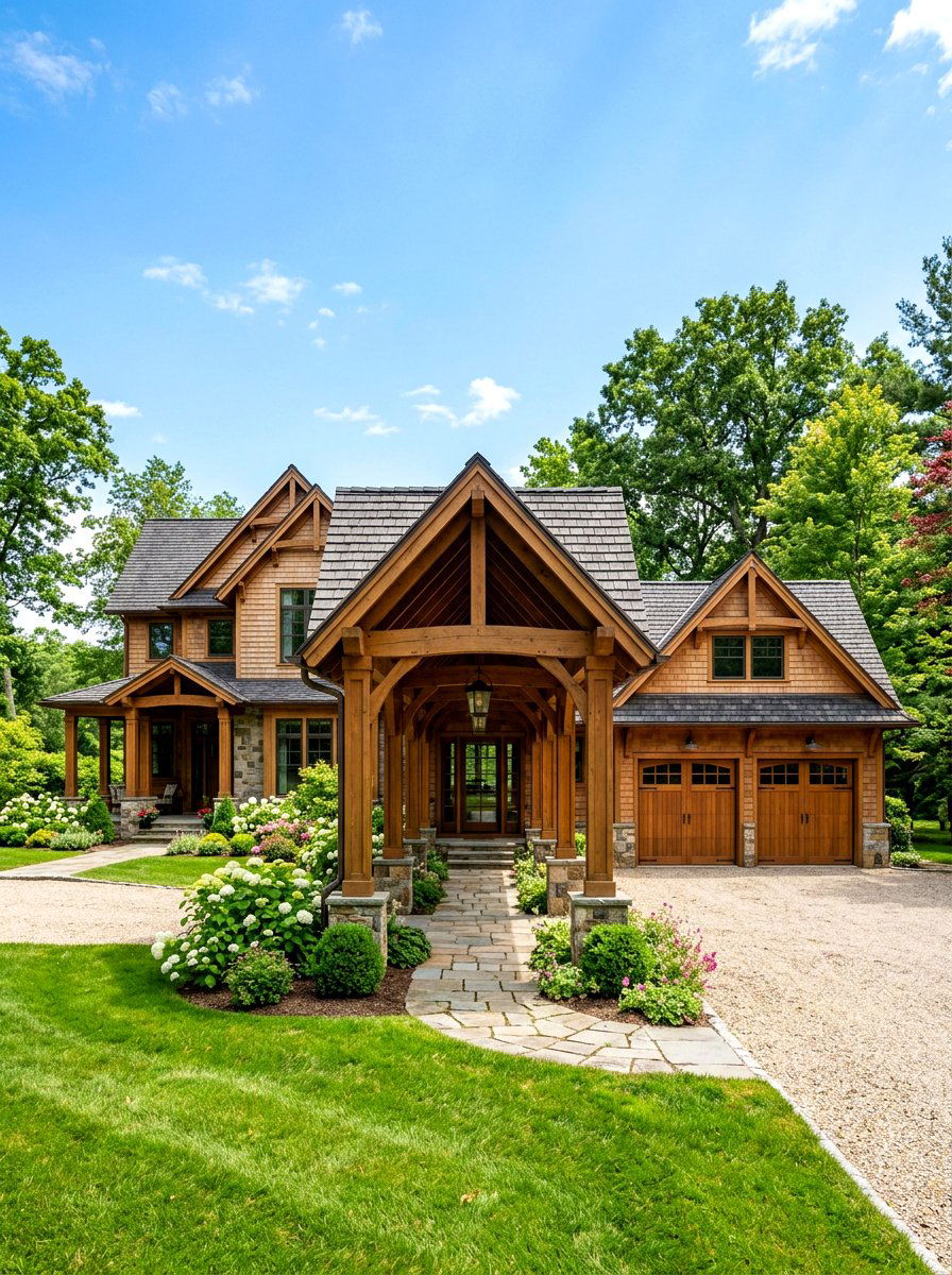 Detached Garage Breezeway Connection - 30 detached garage curb appeal ideas