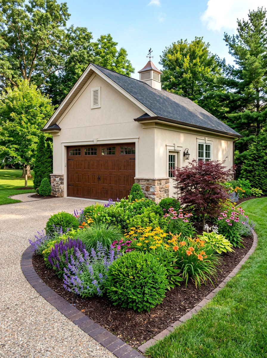 Detached Garage Landscaping Ideas - 30 detached garage curb appeal ideas