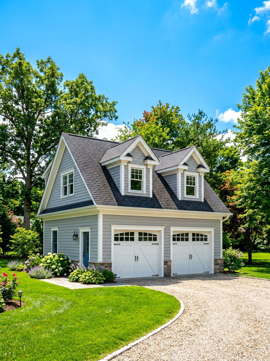 Detached Garage Roof Dormers - 30 detached garage curb appeal ideas