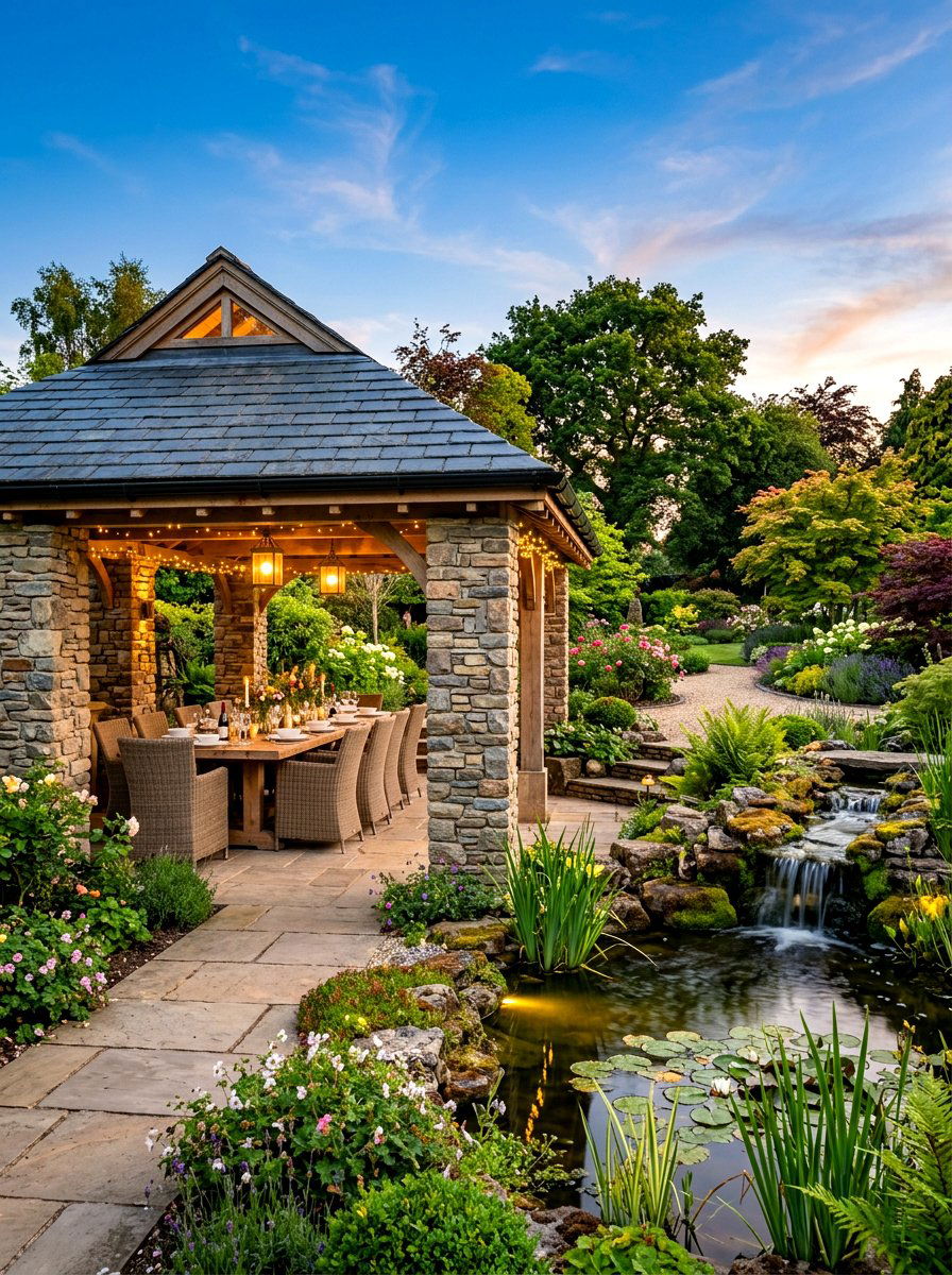 Detached Garden Pavilion - 30 shaded backyard ideas