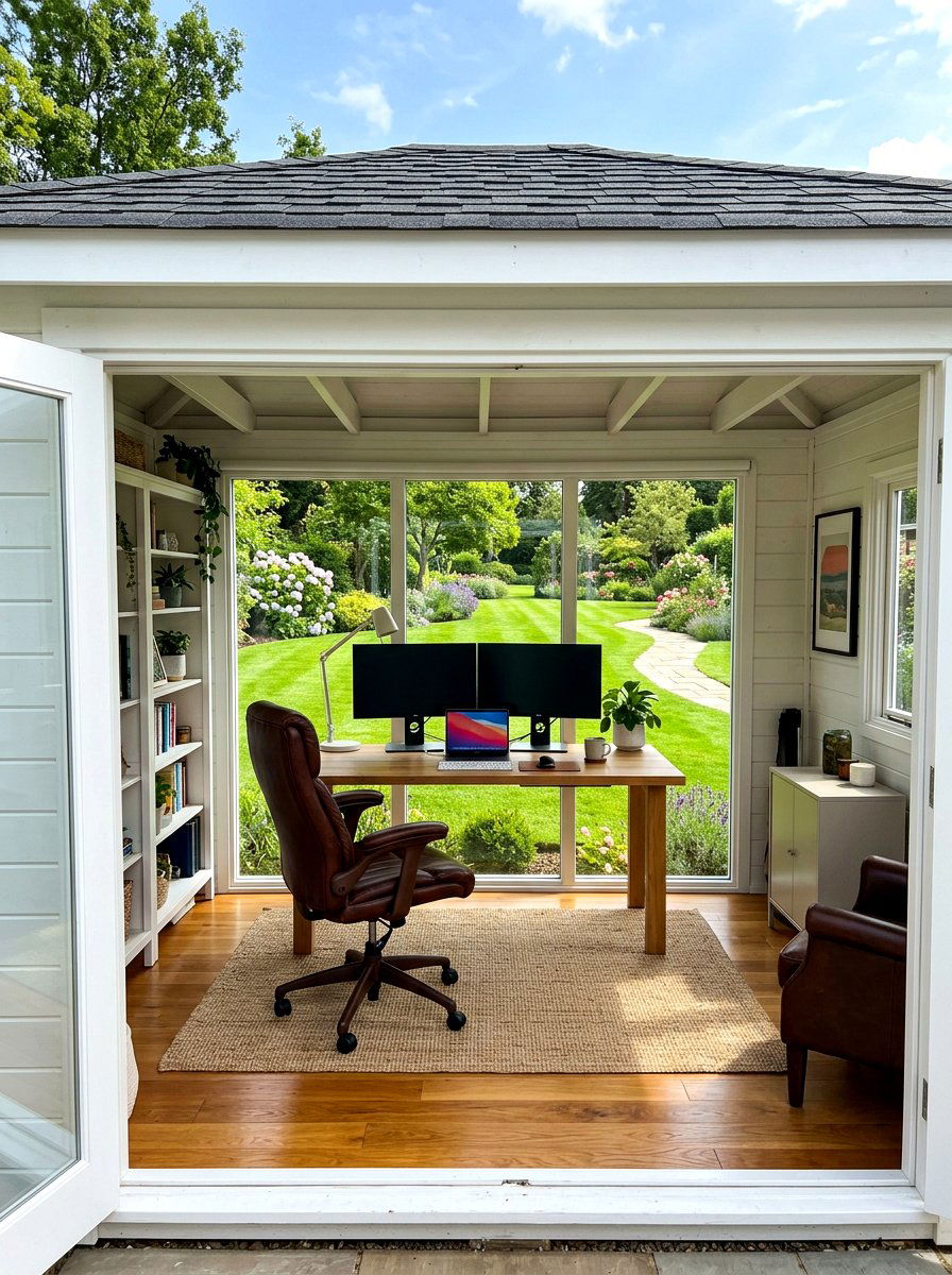 Detached Home Office - 30 cozy backyard room ideas