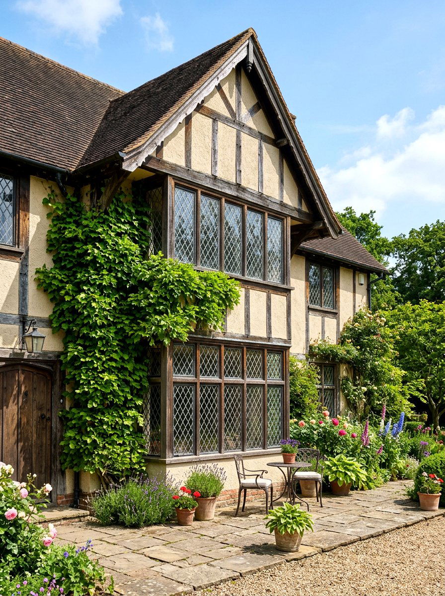 Diamond Leaded Windows - 30 Tudor house exterior ideas