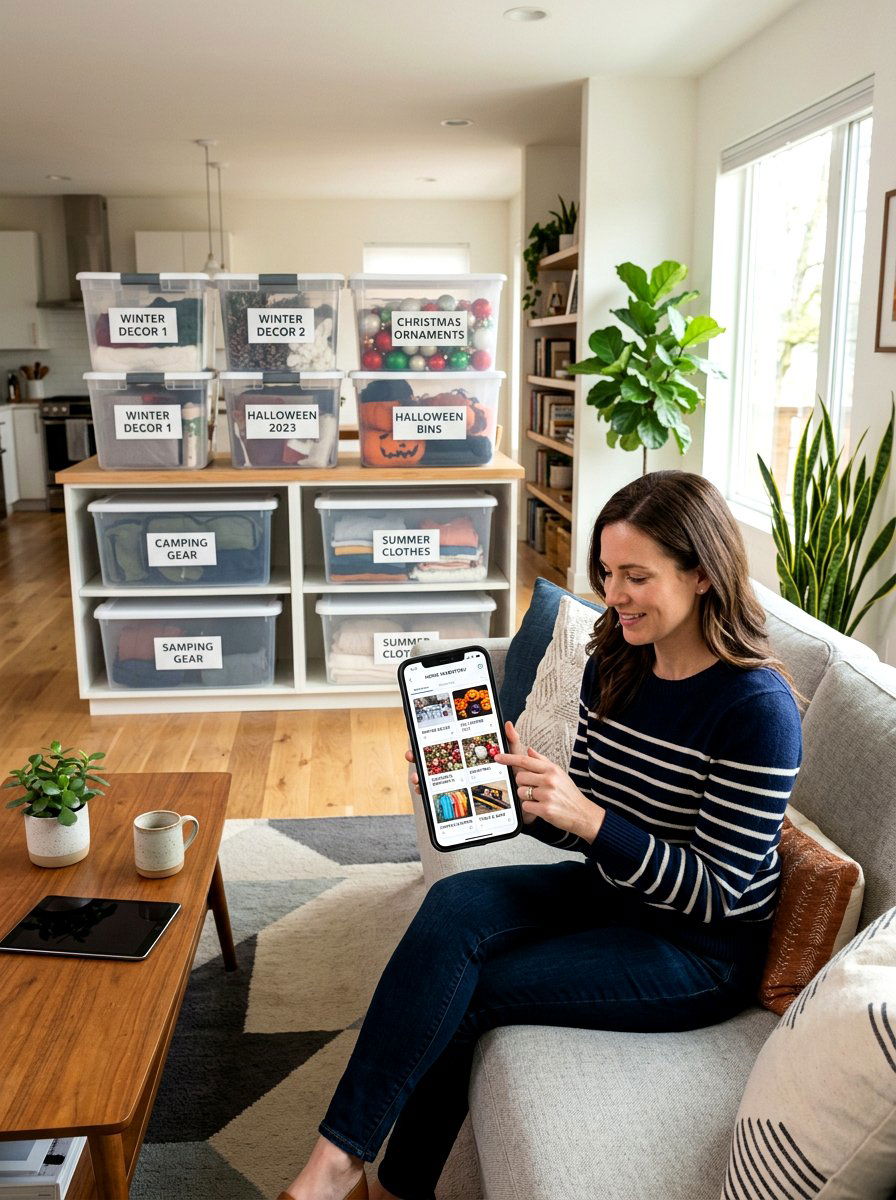 Digital Decor Inventory Management - 30 organizing seasonal decor ideas