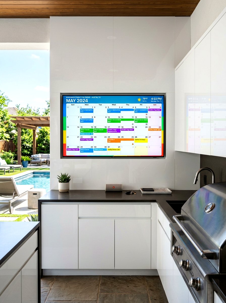 Digital Screen Command Center - 30 command center wall ideas