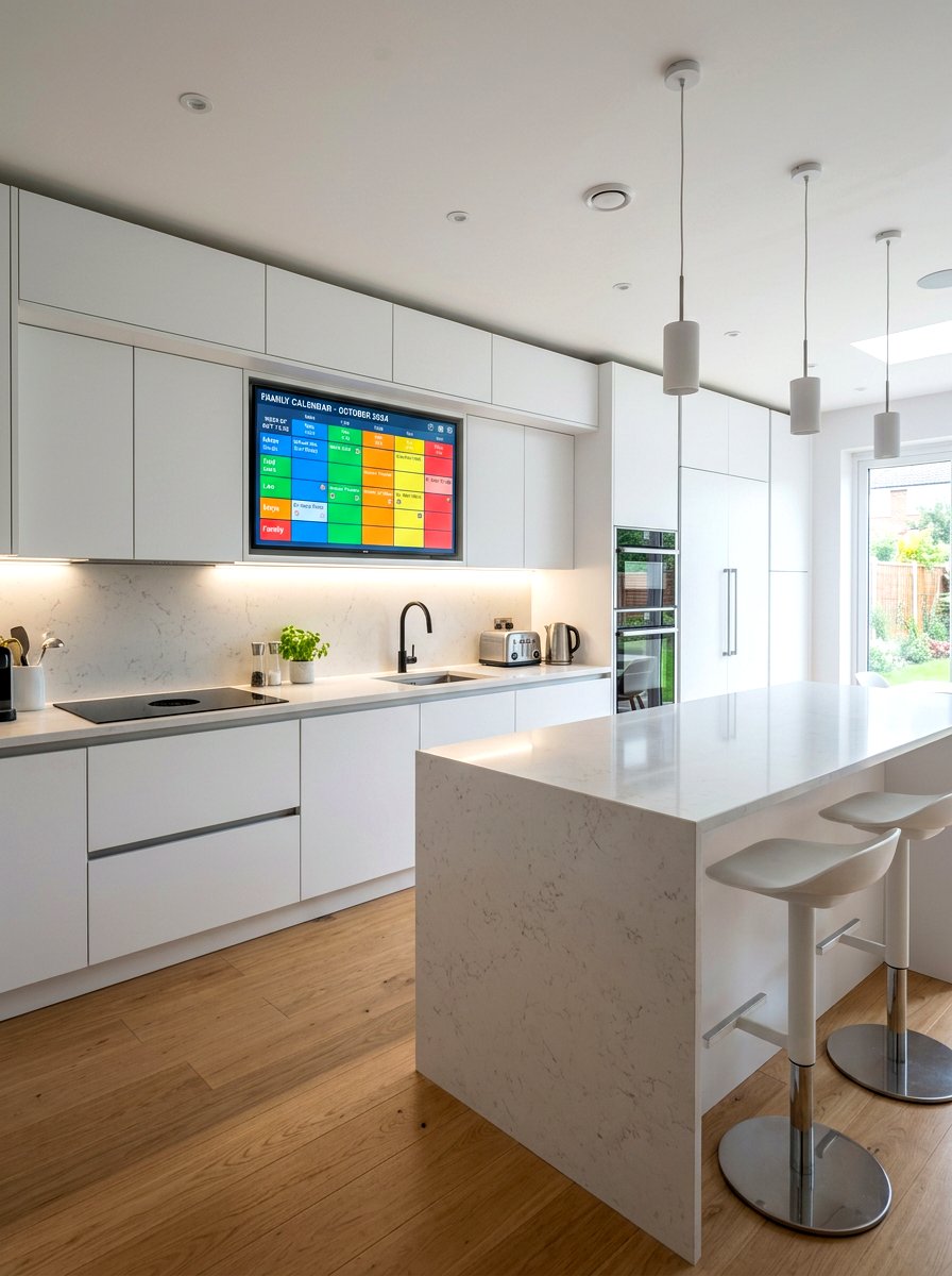 Digital Smart Calendar - 30 family calendar wall ideas