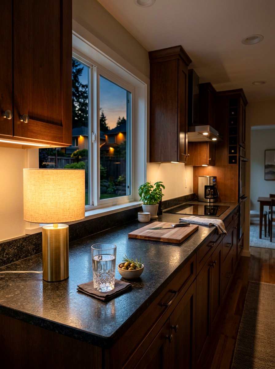 Dimmable Kitchen Mood Lamp - 30 mini lamp on kitchen counter ideas