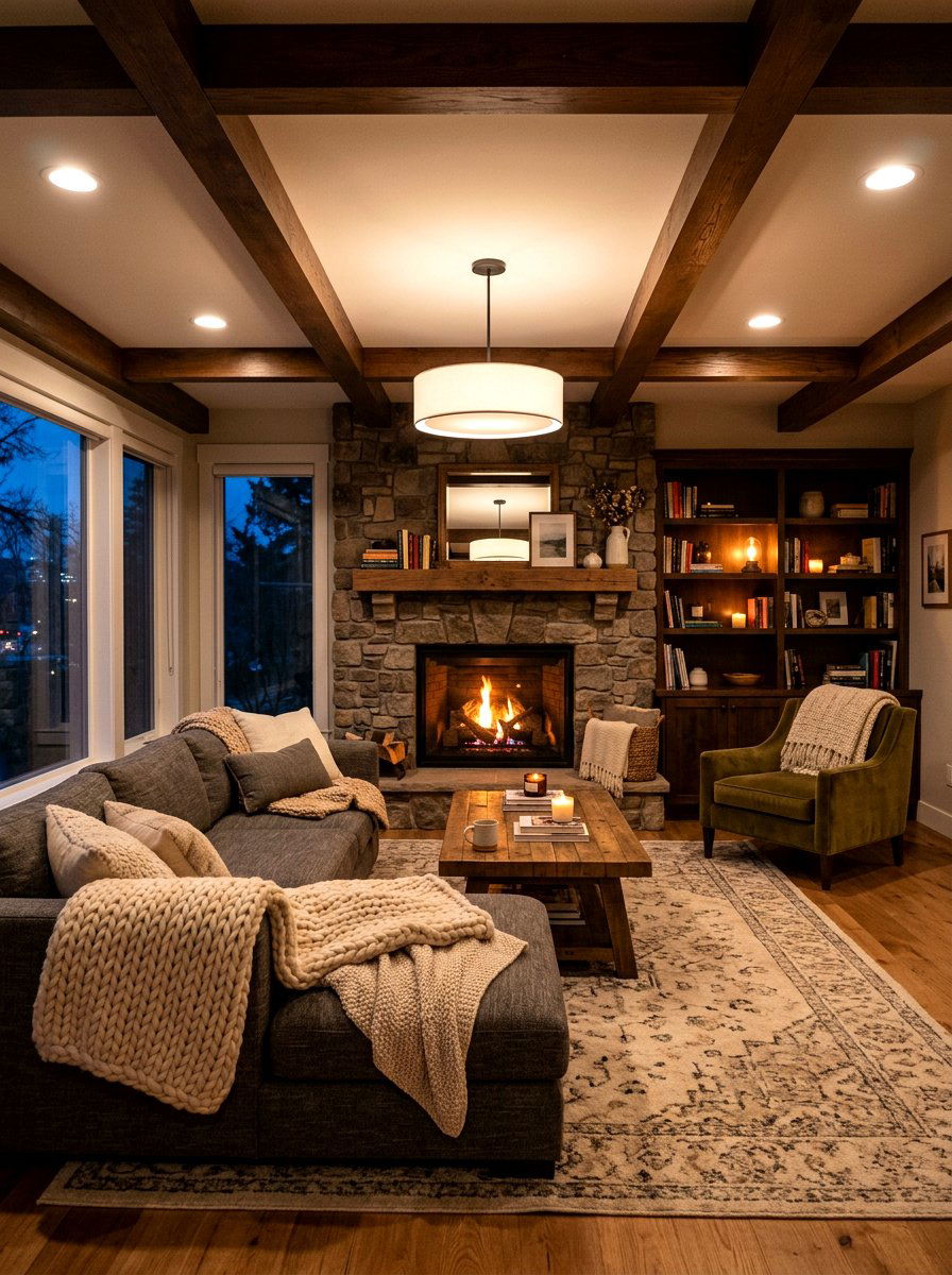 Dimmable Overhead Lighting - 30 living room lighting ideas