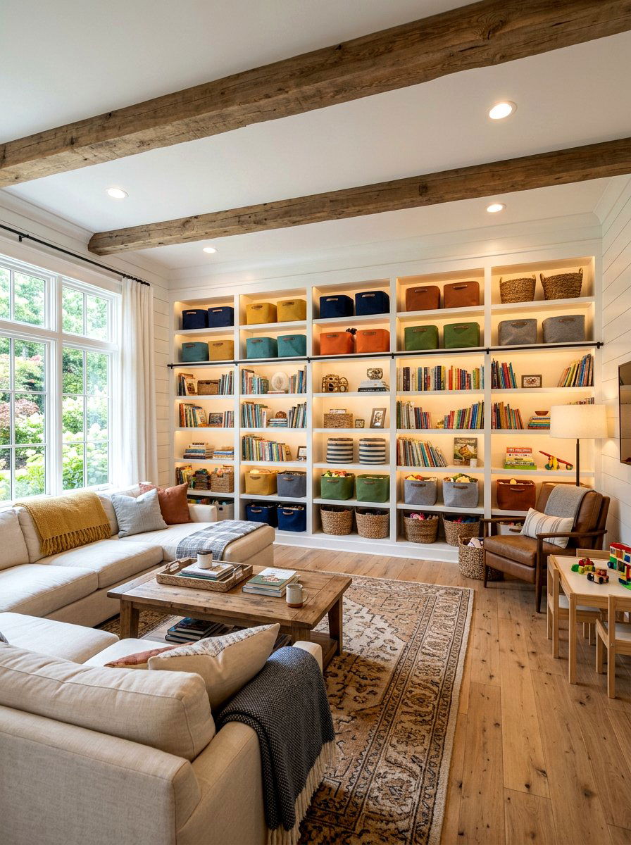 Dimmable Tape Light - 30 bookshelf lighting ideas