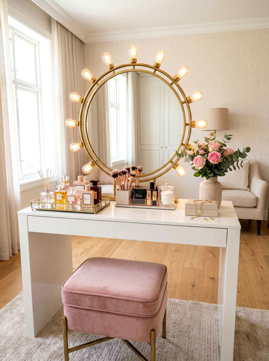 Dimmable Vanity Table Makeup Light - 30 dimmable lighting ideas