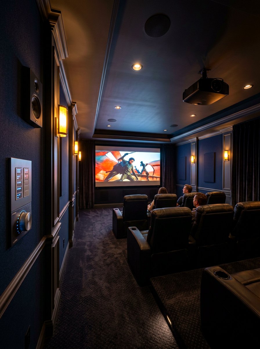 Dimmer Switch System - 30 dark basement lighting ideas