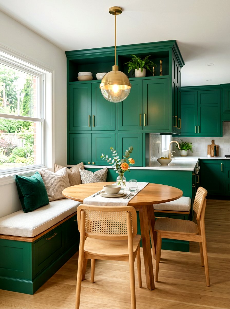 Dining Nook Cabinetry Extension - 30 kitchen banquette storage ideas