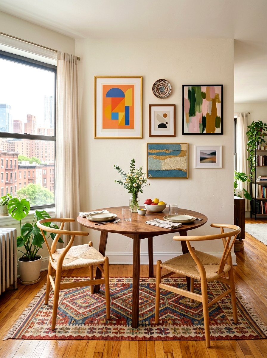 Dining Nook Wall Decor - 30 mini salon wall apartment ideas