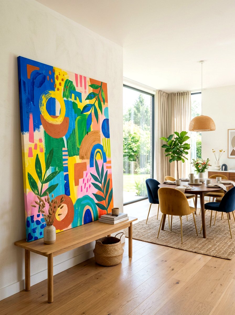 Dining Room Art - 30 leaning art wall ideas