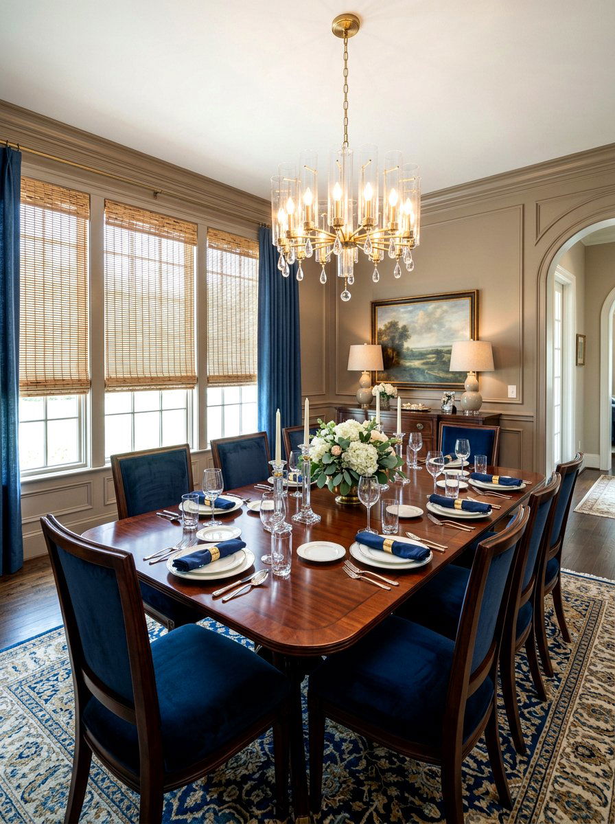 Dining Room Bamboo Matchstick Blind - 30 bamboo shade ideas