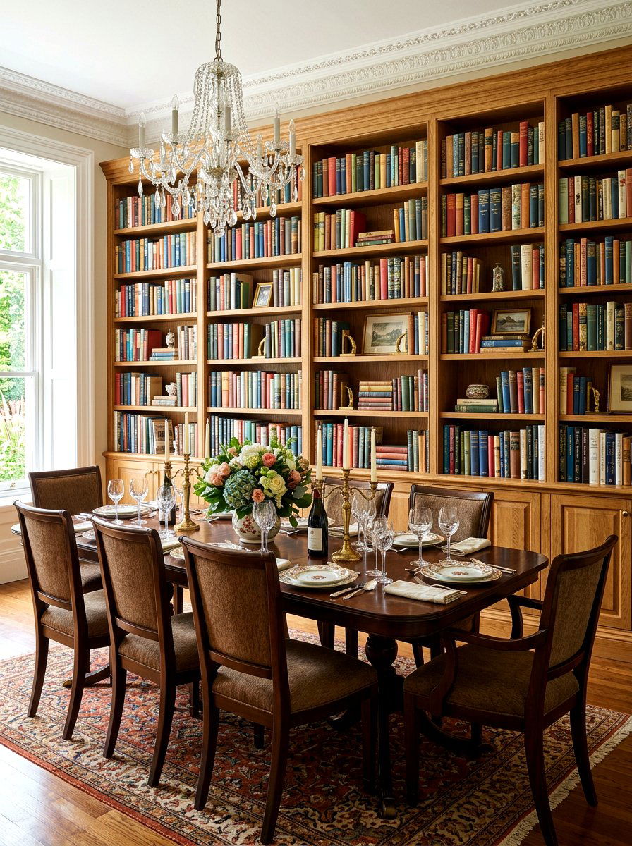 Dining Room Bookshelf Wall - 30 bookshelf wall ideas