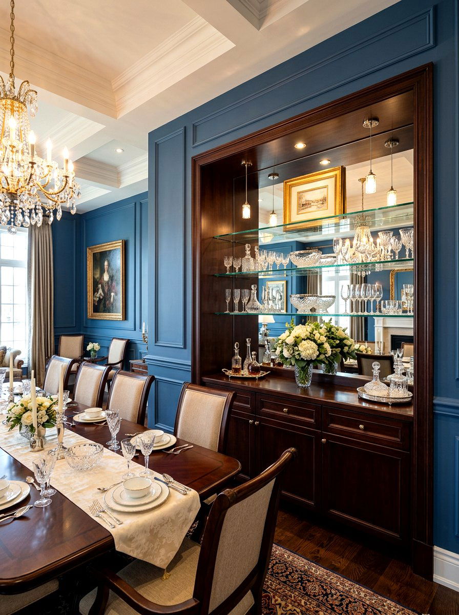 Dining Room Buffet Inset - 30 recessed shelf ideas