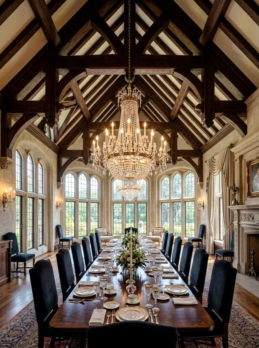 Dining Room Cathedral Ceiling Beam - 30 wood beam ceiling ideas