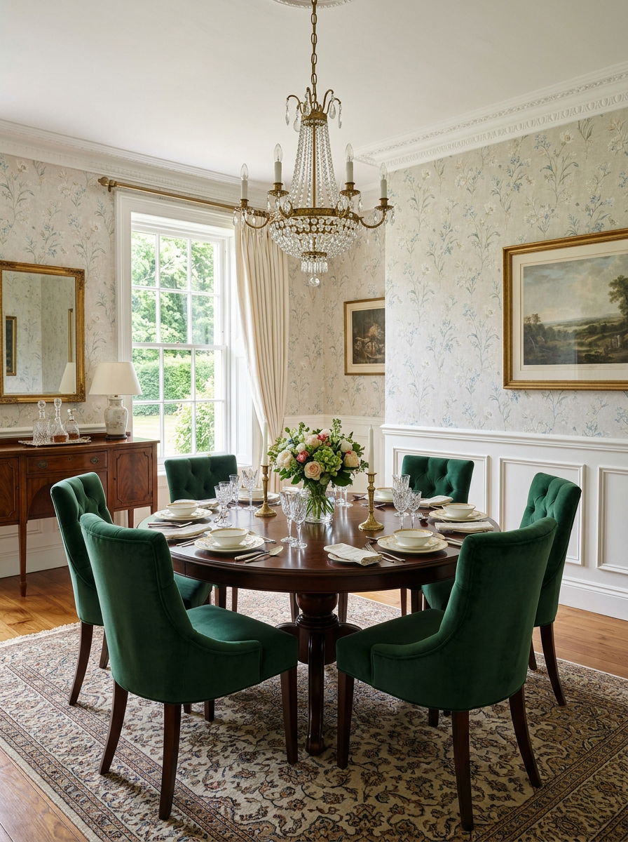 Dining Room Dado Rail - 30 removable wall molding ideas