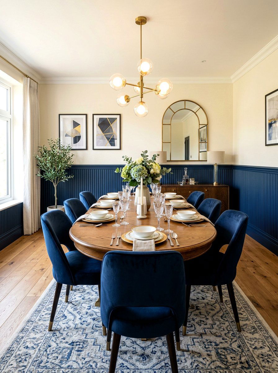 Dining Room Fluted Wainscoting - 30 fluted wood wall ideas