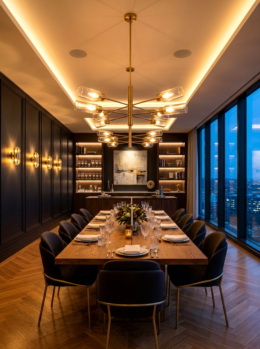 Dining Room Lighting Setup - 30 supper club home ideas