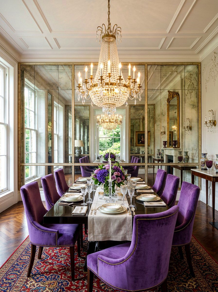 Dining Room Mirror Panels - 30 dining room wall decor ideas