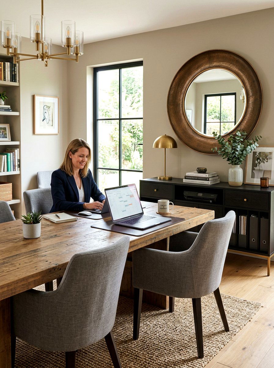 Dining Room Office - 30 flex room office ideas