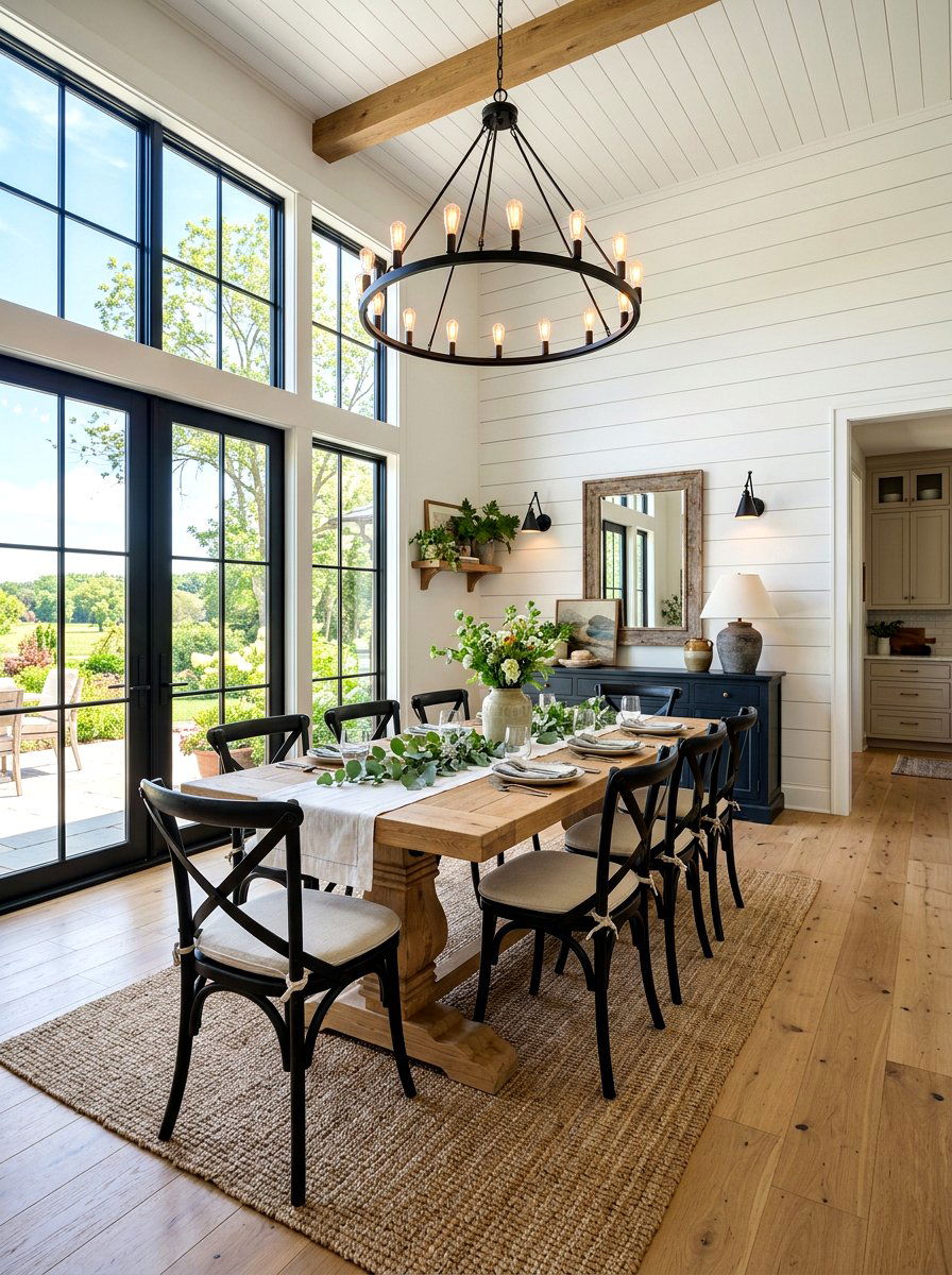 Dining Room Shiplap Wall - 30 dining room wall decor ideas