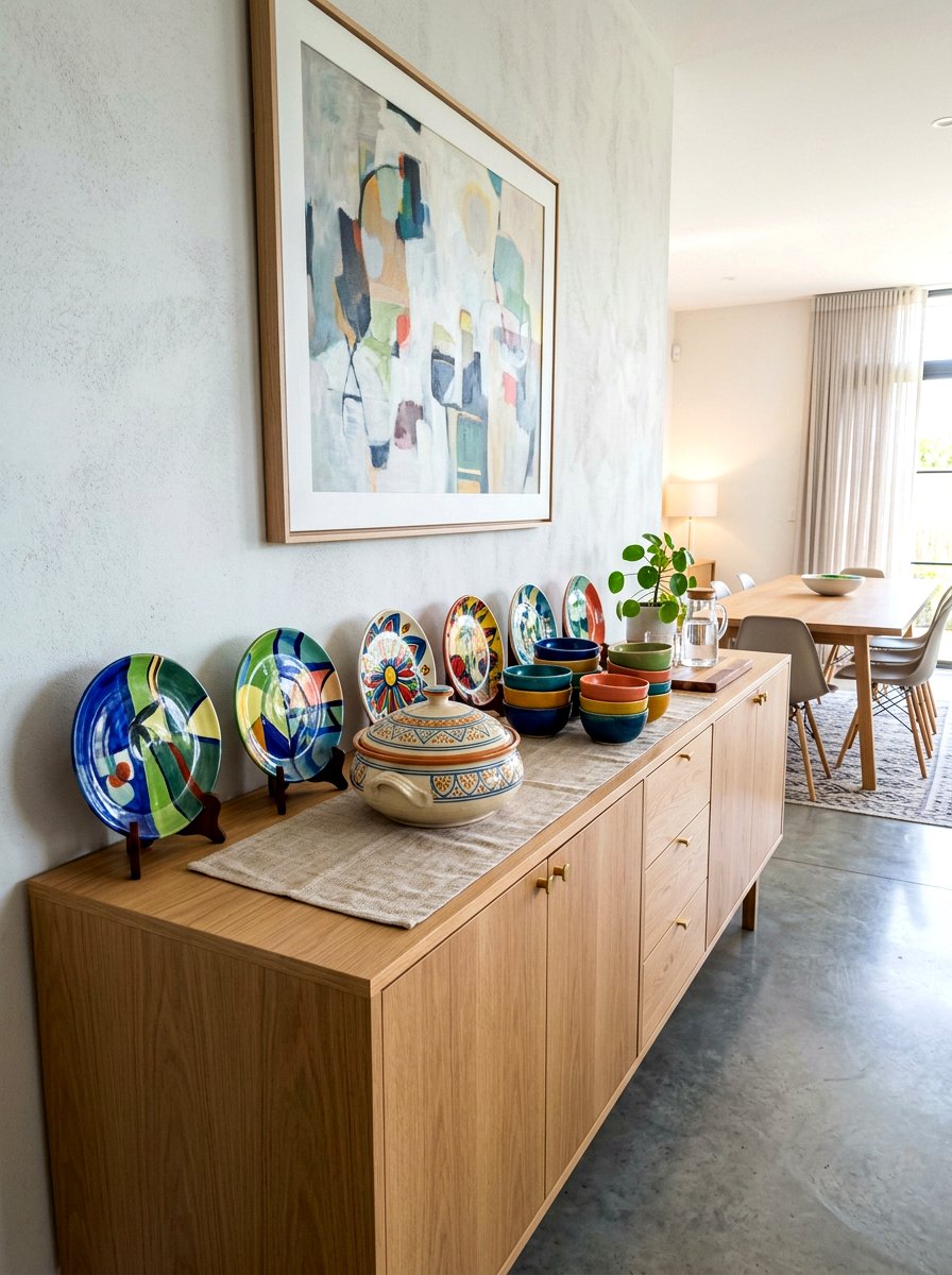 Dining Room Sideboard - 30 dish display ideas