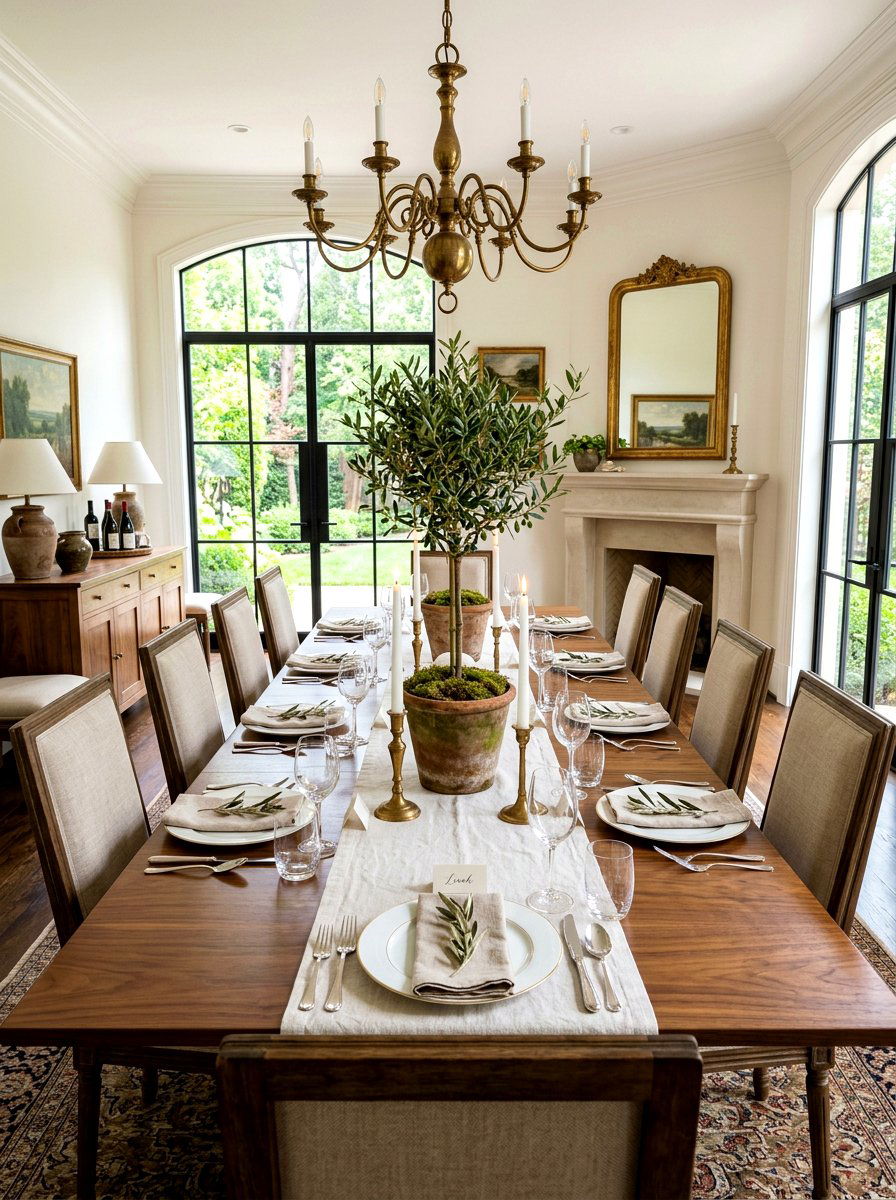 Dining Room Table Centerpiece Olive Tree - 30 olive tree decor ideas