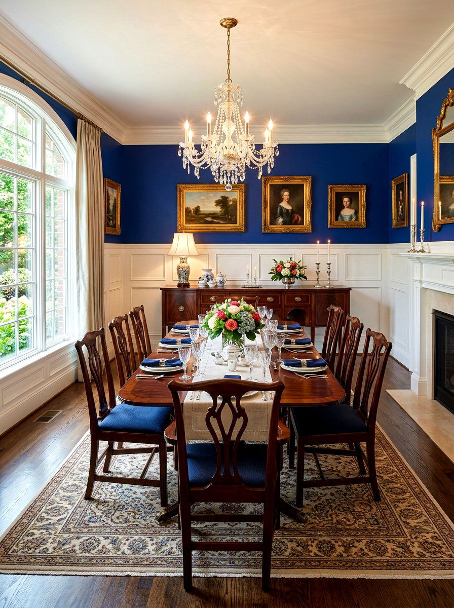 Dining Room Wainscoting - 30 warm traditional dining room ideas