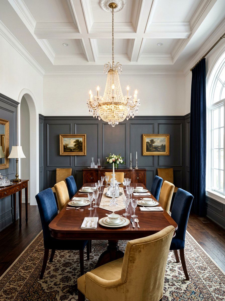 Dining Room Wainscoting Wall - 30 accent wall ideas