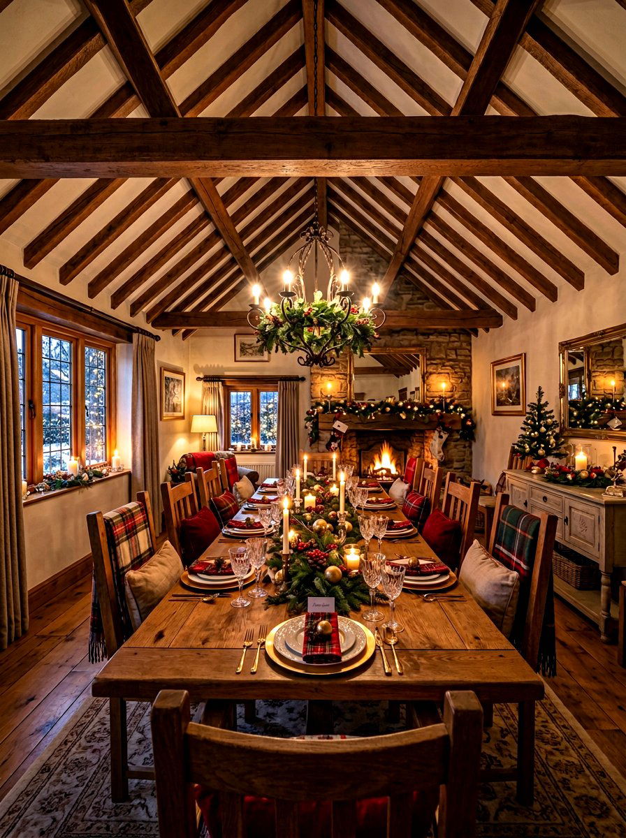 Dining Room Wood Beams - 30 rustic beam ceiling ideas