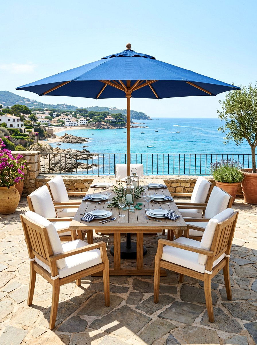 Dining Set - 30 sunny backyard ideas