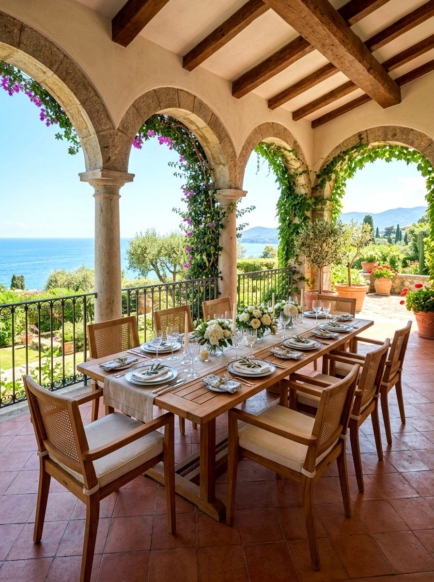 Dining Setup - 30 loggia ideas