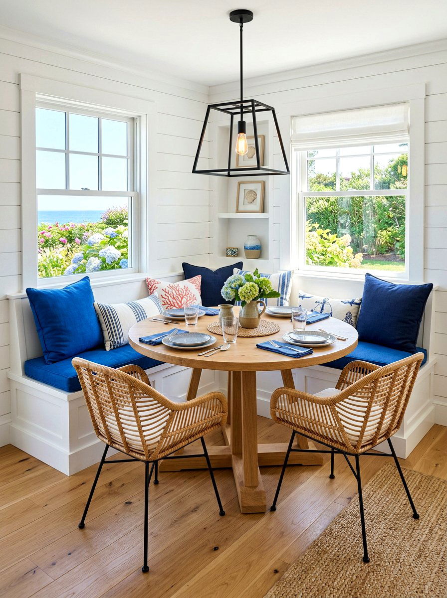 Dining room breakfast nook - 30 bay window ideas