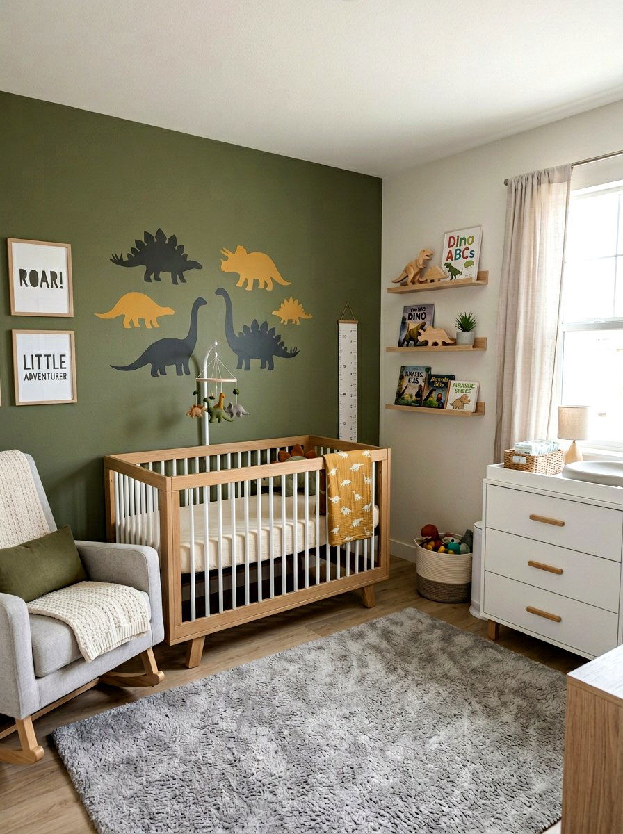 Dinosaur Boy Nursery - 30 boy nursery ideas