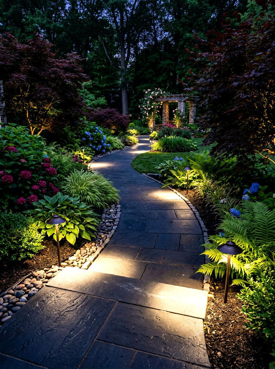 Directional Path Lights - 30 front path lighting ideas