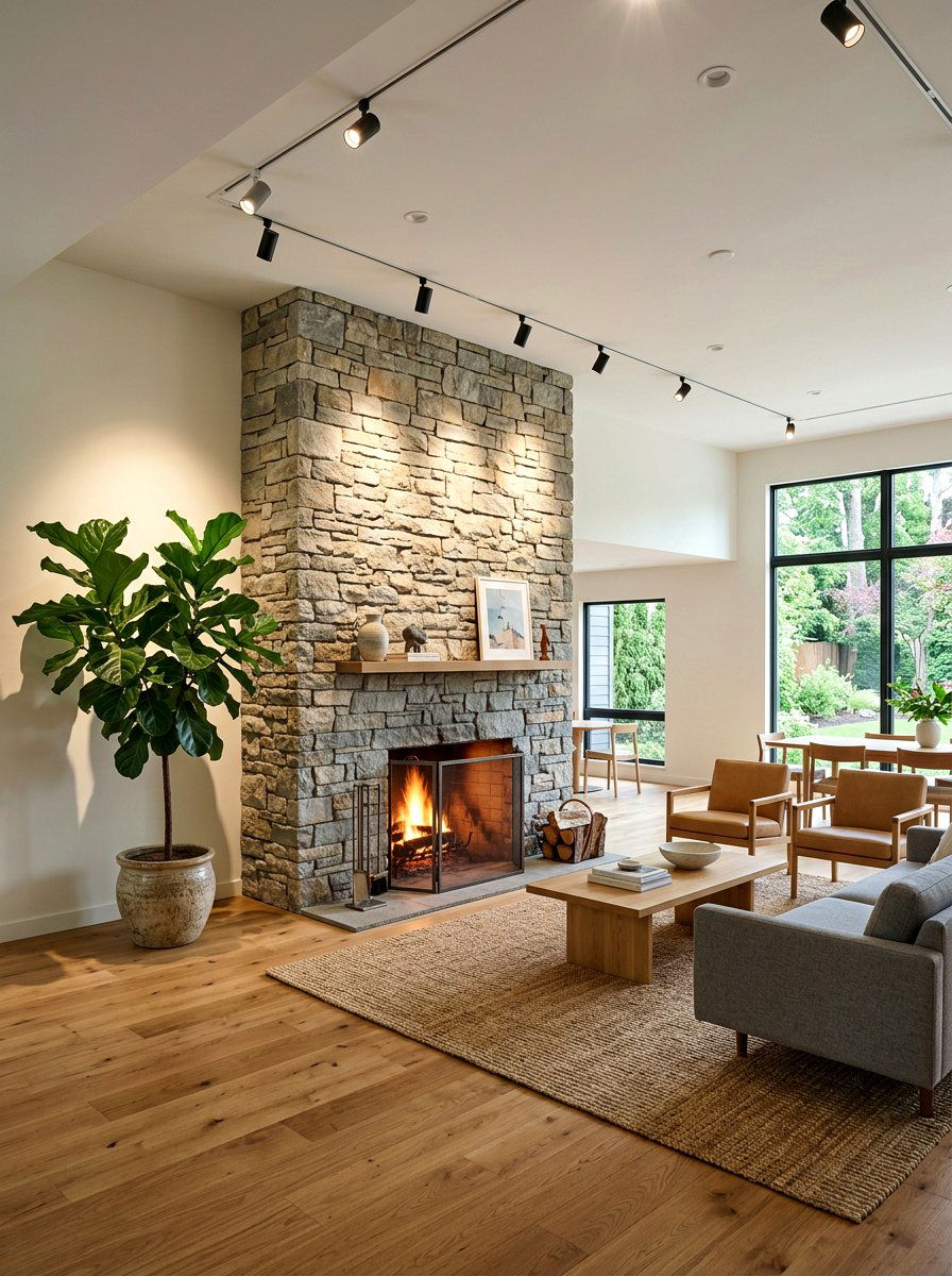 Directional Spotlight Ceiling - 30 living room lighting ideas